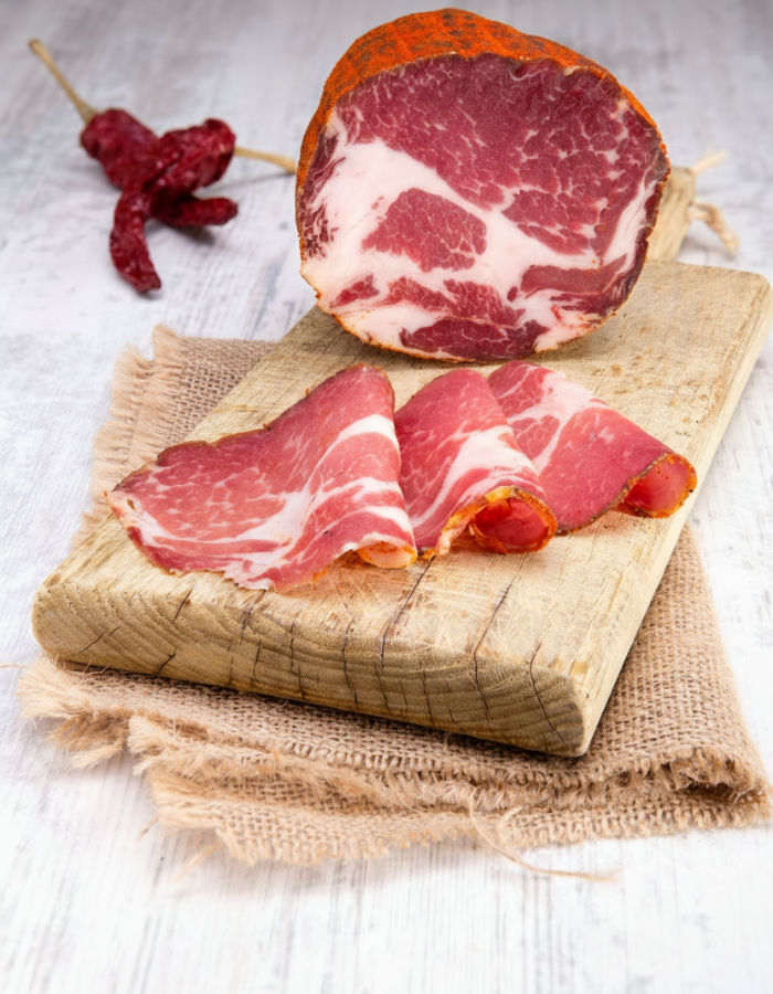 CAPOCOLLO AFFETTATO S.V. al peperoncino piccante