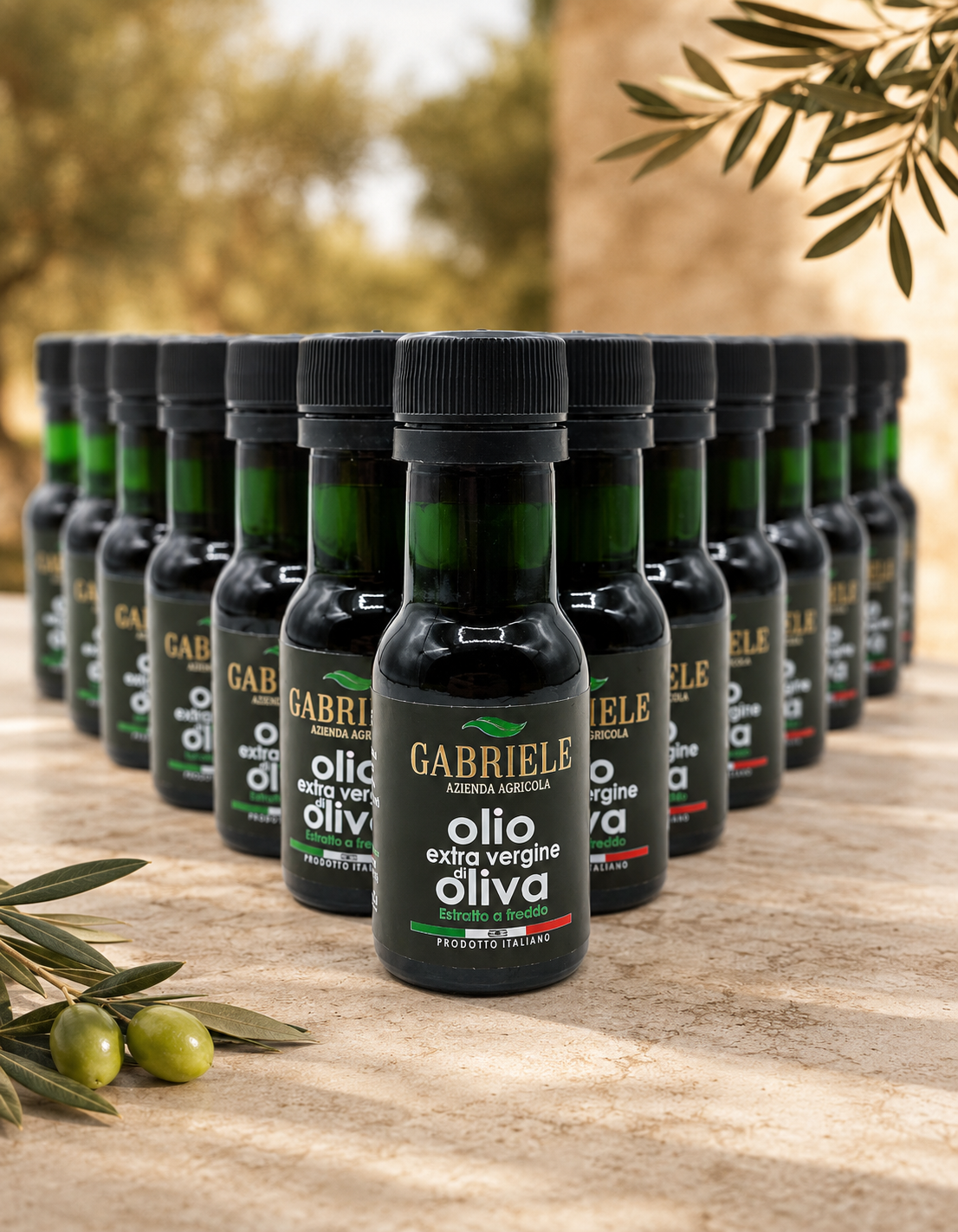 100 bottiglie monodose Olio EVO