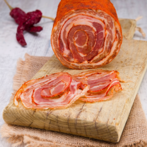 Pancetta arrotolata