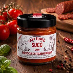Sugo con Salsiccia di Fegato Piccante