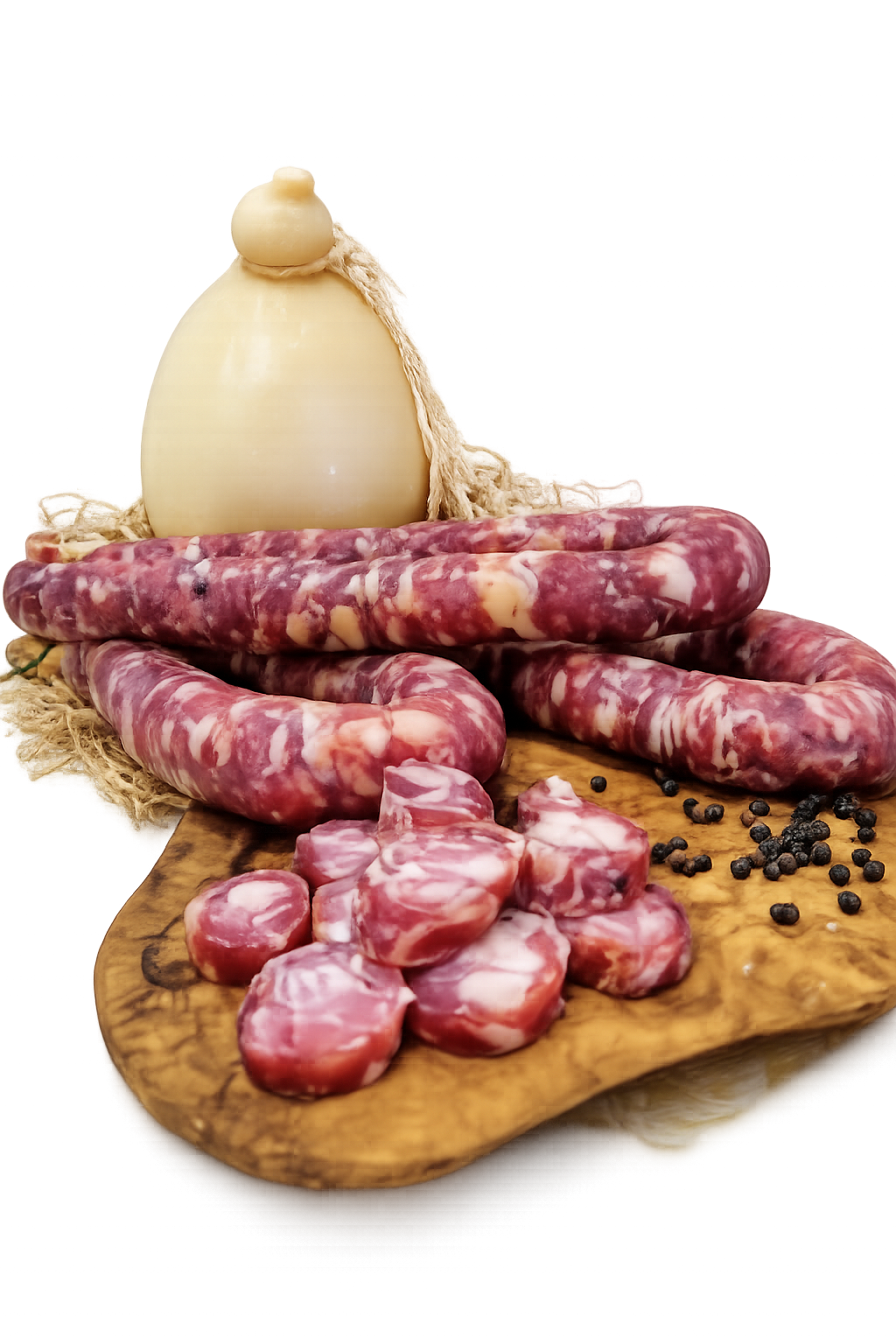 Salsiccia Stagionata con Caciocavallo