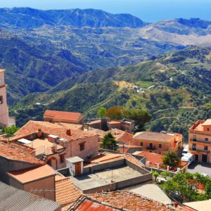 The village of Bova in the Province of Reggio Calabria, Italy.